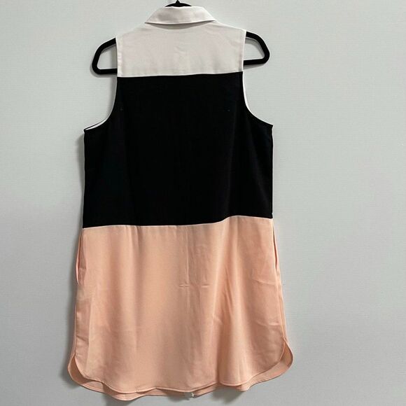 Alfani Color Block Shirt Dress - Picture 2 of 3